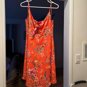 Beautiful and bright colored mini skater dress - perfect for the summer!